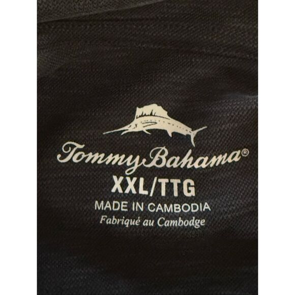 Tommy Bahama TENCEL™ Modal Quarter-Zip Pullover – Black , XXL NWT - Picture 9 of 10